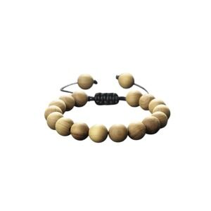 Cypress Wooden Beads Bracelets Meditation Handmade Stretch Healing Yoga